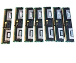 Lot Of Kingston KVR667D2D8F5K2/4G 2GB PC2-5300F Server Memory Ram. Fixed Price $49.99.