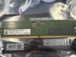 Micron 16GB Desktop Ram DDR5 4800MHZ Udimm 1RX8 PC5-4800B MTC8C1084S1UC48BA1. Fixed Price $125.00.