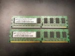 Micron PC2-4200E 1GB (2X512) Mb Dimm 533 Mhz Ecc DDR2 Memory MT8HTF6472AY-53EB2. Fixed Price $13.99.