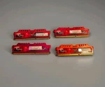 G.skill PC3-12800 DDR3-1600 P/N:F3-12800CL10D-16GBXL 4 Sticks Tested. Fixed Price $45.00.