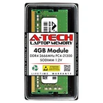 A-tech 4GB DDR4 2666MHZ PC4-21300 (PC4-2666V) CL19 Sodimm 1.2V 260-PIN Non-ec.... Fixed Price $55.39.