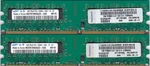 2GB 2X1GB PC2-5300 Samsung DDR2-667 M378T2953GZ3-CE6 Ibm 30R5126 Ram Memory Kit. Fixed Price $7.20.