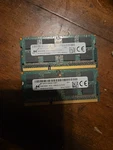16GB (2 X 8GB) Micron MT16KTF1G64HZ-1G9P1 PC3L-14900S DDR3L Laptop Ram. Fixed Price $20.00.