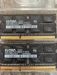 Laptop Memory Ram Units: Elpida 4GB 2RX8 PC3-12800S-11-10-F3 EBJ41UF8DU5-GN-F. Fixed Price $10.00.