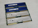 256MB (4X64MB) Rambus Rimm 800-45, 800MHZ Non-ecc Memory Working. Fixed Price $21.52.