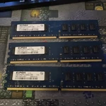 Elpida Ram 3X 2GB (6GB) 2RX8 PC2 6400U 666 Memory EBE21UE8AFFA 8G. Fixed Price $15.00.