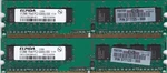 1GB 2X512MB PC2-5300 Elpida EBE51UD8AGWA-6E-E Hp 377725-888 DDR2-667 Memory Kit. Fixed Price $6.20.