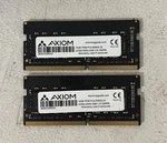 32GB (2X16GB) DDR4-3200 Axiom Laptop Ram Non-ecc Sodimm Memory Tested Working. Fixed Price $109.99.