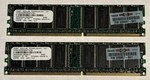512MB Total Hp 2X 256MB Memory #326667-041 PC3200 Ddr 400 Sdram CL3 Matched Pair. Fixed Price $8.99.