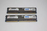 Lot Of Hynix 8GB 2RX4 PC3-8500R DDR3-1066 Ecc Reg Server Ram Dell SNPH132MC/8G. Fixed Price $29.99.
