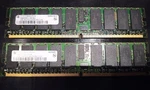 X 2GB (4GB Total) Infineon HYS72T256000HR-5-A PC2-3200R-333-11 Ecc Ram. Fixed Price $7.99.