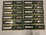 Lot Of 14 Samsung Micron 16GB DDR4-2133MHZ Ecc Memory 752369-081 Hp Server Ram. Fixed Price $720.00.