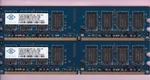 4GB 2X2GB PC2-6400 DDR2-800 Nanya Blue NT2GT64U8HD0BY-AD Desktop Ram Memory Kit. Fixed Price $14.80.