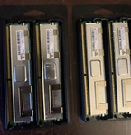1GB 2RX8 PC2-5300F Qimonda HYS72T128420HFN-3S Server Ram Ecc. Fixed Price $9.99.