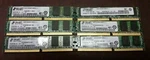 Lot Of 6 Smart Modular SG572288FG8RWIL1 Vlp Mini Rdimm DDR2 1GB Memory. Fixed Price $59.99.