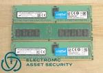(lot Of 3) Micron 16GB 2RX8 PC4-2400T-REB-11. Fixed Price $240.00.
