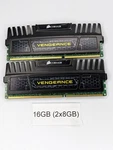 Corsair CMZ16GX3M2A1600C9 16GB (2X8GB) 2RX8 PC3-12800U DDR3 Desktop Memory. Fixed Price $29.95.