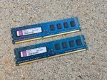 2X Kingston 2GB 1RX8 PC3-10600U-9-10-A0 K1N7HK-HYC 4GB Total Desktop Ram Memory. Fixed Price $10.68.