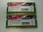 G.skill Ripjaws F3-1600C11D-8GRSL DDR3L-1600 1.35V PC3L-12800 4GBX2 So-dimm. Fixed Price $38.00.
