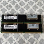 Hp Elpida 8GB (2X4GB) PC2-5300 DDR2 Sdram Ecc Memory Kit 398708-061. Fixed Price $11.99.