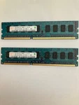 4GB (2X2GB) Server Ram PC3-8500E Ecc Unbuffered DDR3 1066 Dimm 2RX8 Sk Hynix. Fixed Price $12.21.