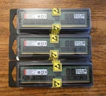 Lot Of Three (3) Kingston KTD-PE421/16G 16GB DDR4 2133MT/S Ecc Reg. Fixed Price $229.00.