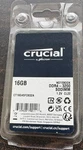 Crucial 16GB DDR4-3200 So-dimm 260-PIN Unbuffered Ram CT16G4SFD832A. Fixed Price $95.00.