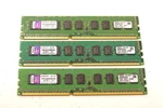 Kingston 6GB (3X2GB) 2RX8 PC3-10600 DDR3-1333MHZ Ecc Memory KVR1333D3E9SK3/6G. Fixed Price $19.99.
