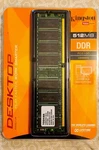 Kingston Valueram 512MB Ddr PC2100 184-PIN Dimm Desktop Memory KVR266/512R. Fixed Price $10.00.