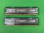 Micron Ballistix 16GB (2X8GB) DDR4 Desktop Ram PC4-2400T BLS8G4D240FSB.16FBD. Fixed Price $64.99.