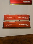 16GB (2X8GB) Kingston Hyperx Fury DDR3 1866 (PC3 14900) Memory HX318C10FRK2/16. Fixed Price $28.00.