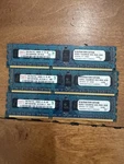 Lot Of 3X 2GB Dell SNPDP143C/2G Hynix PC3-10600R DDR3 1333 Server Memory Ram. Fixed Price $19.99.