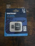 Brand New Patriot Lx Series 32GB Microsdhc High Capacity Memory Card. Fixed Price $14.99.