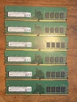 Micron 8GB Desktop Memory Module 1RX8 PC4-2400T-UA2-11 Lot Of 6. Fixed Price $120.00.