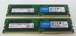 Lot 2X Micron/crucial 32GB (total 64GB) PC4-2666V DDR4 Ecc Registered Server Ram. Fixed Price $319.99.
