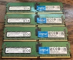 Lot Of Crucial Micron 16GBMTA18ASF2G72PDZ-2G3B1 PC4-2400T DDR4 Server Memory. Fixed Price $220.00.
