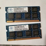 Nanya PC2-5300 Gb So-dimm 667 Mhz DDR2 Memory (NT1GT64U8HB0BN-3C). Fixed Price $7.99.