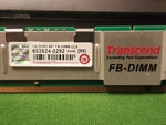 PC2-5300 1GB Dimm 667 Mhz DDR2 Sdram Memory TS1-28MLQ64V6J By Transcend. Fixed Price $118.88.