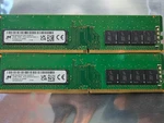 Lot Of Micron 16GB MTA9ASF2G72AZ-3G2 1RX8 PC4-3200AA Ecc Server Memory Ram. Fixed Price $249.00.