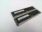 Lot Of 2 Samsung Memory Module 8GB DDR1333 PC3-10600R (M393B1K70CH0-CH9). Fixed Price $22.00.