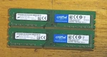 Two Micron 8GB PC3L-14900U Desktop Memory Crucial MT16KTF1G64AZ-1G6P1. Fixed Price $24.99.