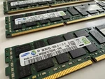 64GB-SAMSUNG 8X8GB 2RX4 PC3L-10600R Ecc Server Memory M393B1K70DH0-YH9 -lot Of. Fixed Price $49.99.