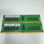 Samsung 16GB 2X8GB PC4-2400T DDR4 Ecc Rdimm Ram M393A1G43EB1-CRC0Q. Fixed Price $75.00.