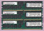 6GB 3X2GB PC2-3200R DDR2-400 Hynix HYMP525R72BP4-E3 Ab-t Ibm 38L5916 Rdimm Kit. Fixed Price $35.98.