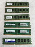 Desktop Ram 2GB Assorted PC3-10600 1333MHZ DDR3 Each Lot Of 12G Total. Fixed Price $22.00.
