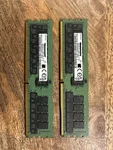 Lot Of Samsung 32GB DDR4 3200MHZ PC4-3200AA 2RX4 Ecc Server Ram Parts/repair. Fixed Price $250.00.