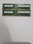 Samsung 2GB Dimm DDR2 Sdram Memory (M378T5663DZ3-CF7) #4GB Kit#. Fixed Price $10.00.