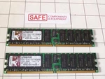 4GB Kit 2X2GB Kingston KTH-MLG4SR/4G 240P Dimm Ecc Register Server Memory MM-018. Fixed Price $7.00.