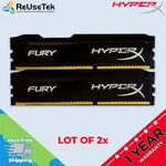 Kingston Hyperx Fury 8GB (2X4GB) PC3-12800 DDR3 Desktop Ram HX316C10FBK2/8. Fixed Price $23.74.