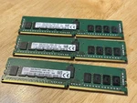 (lot Of 3 Total 48GB) Sk Hynix 16GB 2RX8 PC4-2666V-EE1-11 HMA82GR7AFR8N-VK T0 Ad. Fixed Price $199.00.